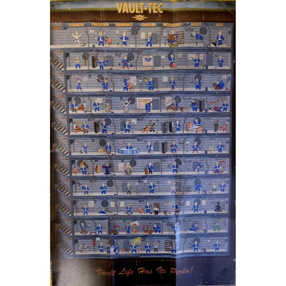 FALLOUT 4 (MicrosoftXboxOne) Poster/Map | Complete | Manual | Tested | Pristine